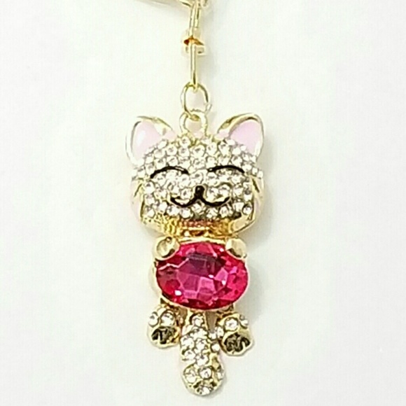 Boutique Accessories - ⤵⤵New! Lucky Neko Cat Movable Body Keycharm